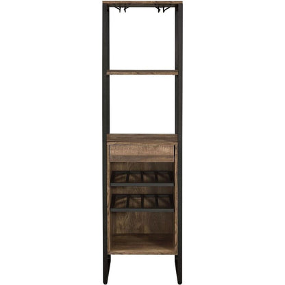 NarikWine Rack in Weathered Oak