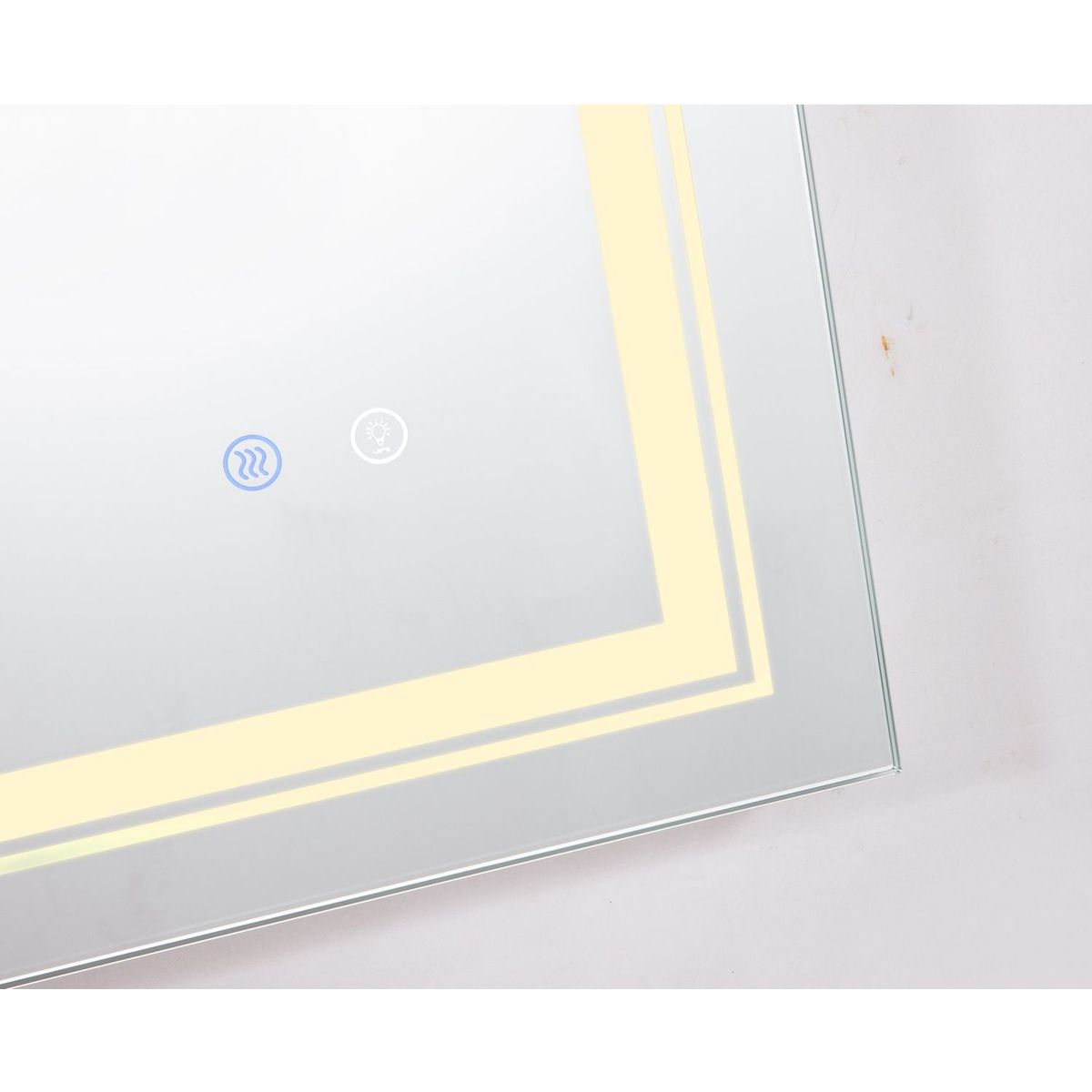 32x24 LED Lighted Bathroom Wall Mounted Mirror with High Lumen+Anti-Fog Separately Control+Dimmer Function