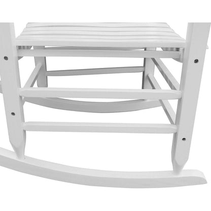 wooden porch rocker chair WHITE