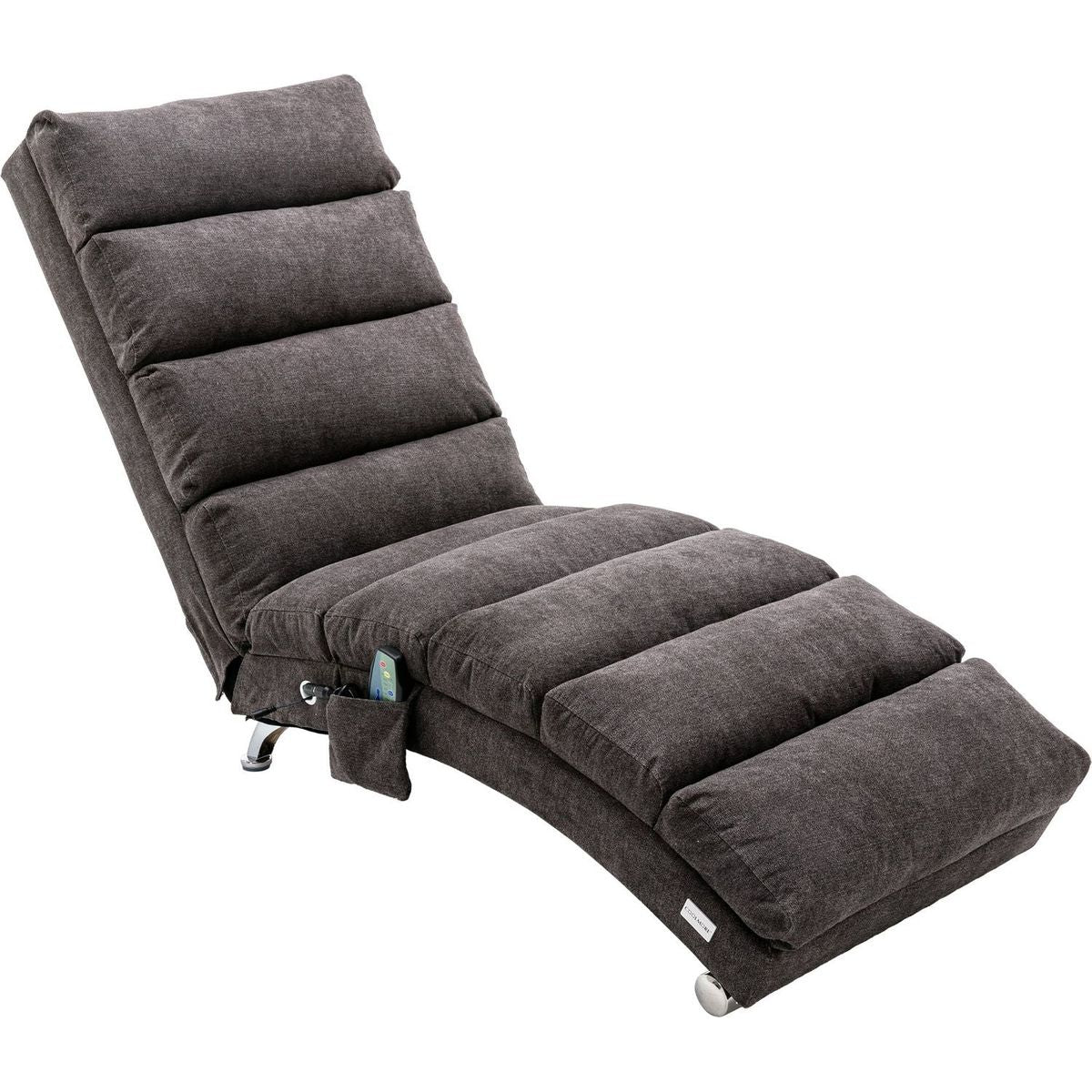 Linen Chaise Lounge Indoor Chair, Modern Long Lounger for Office or Living Room