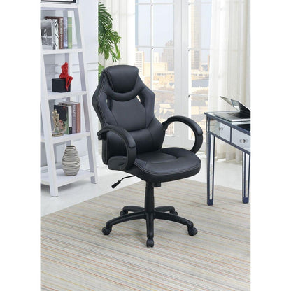 Adjustable Heigh Executive Office Chair, Black