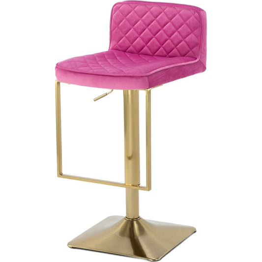 Bar Stools - Swivel Barstool Chairs with Back, Modern Pub Kitchen Counter Height, velvet