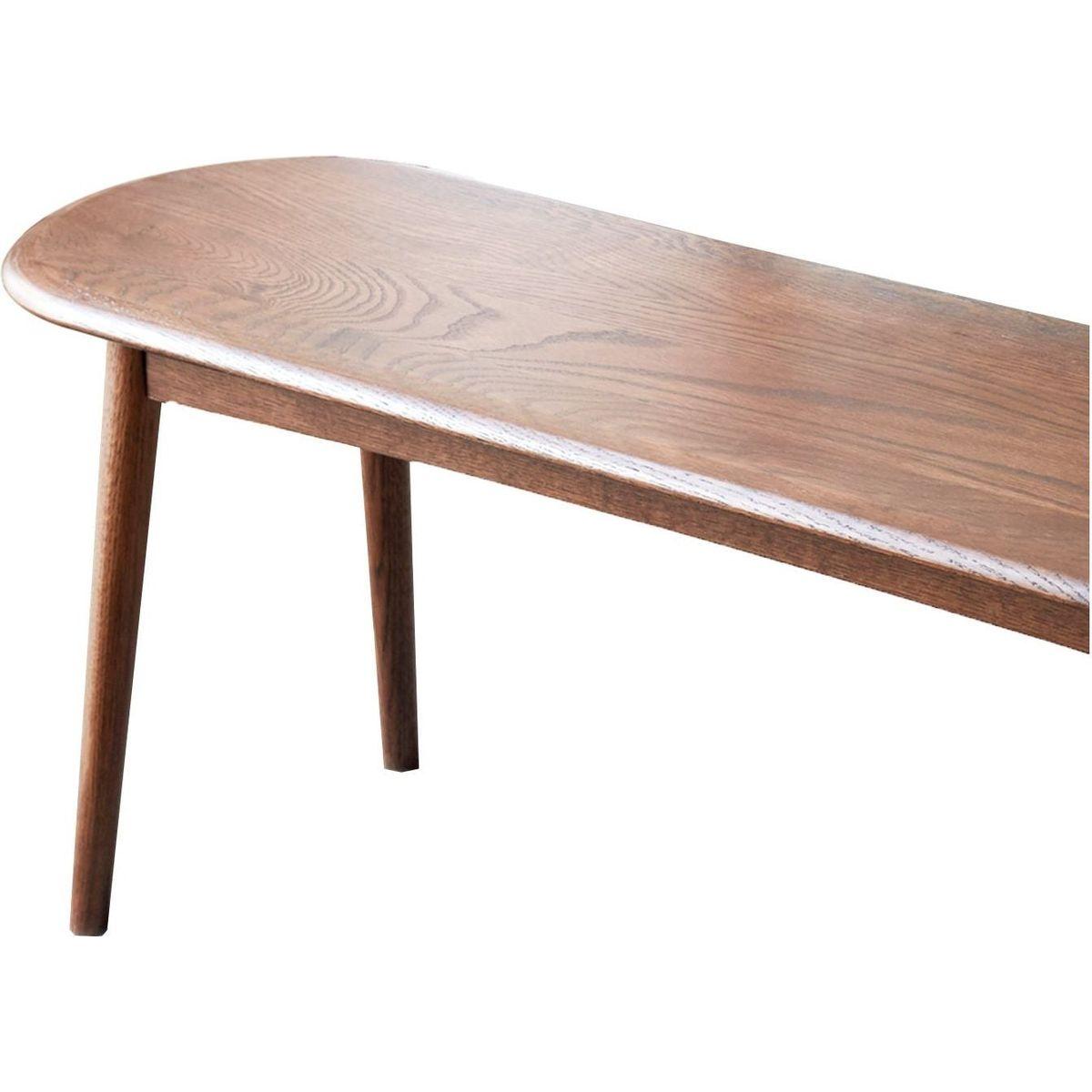 Natural Oak Wood for Dining Bench Table Bench for Living Room