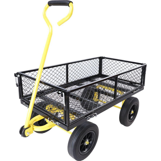 Solid wheels Tools cart Wagon Cart Garden cart trucks make it easier to transport firewood