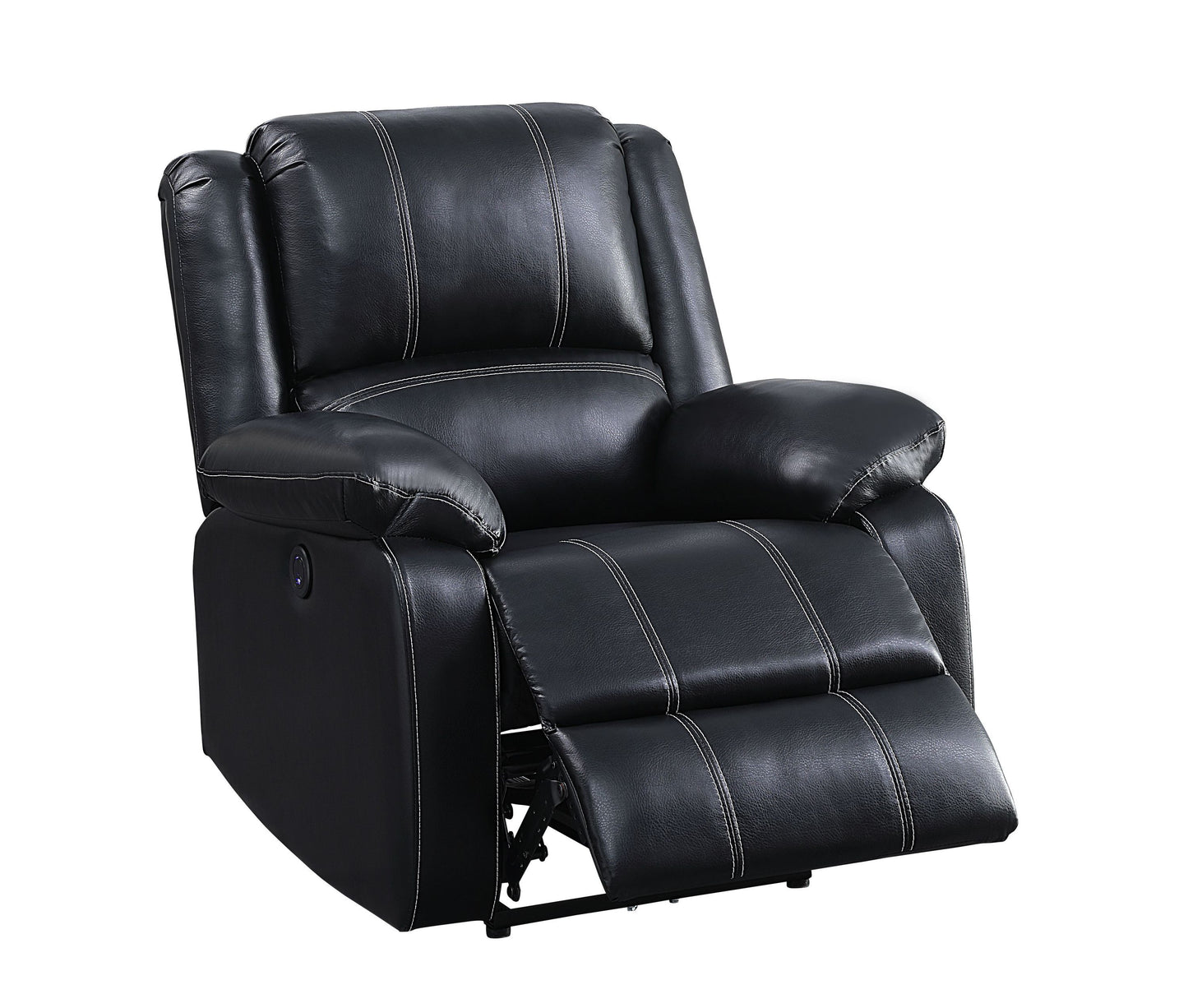 Zuriel Power Recliner, Black PU 52288