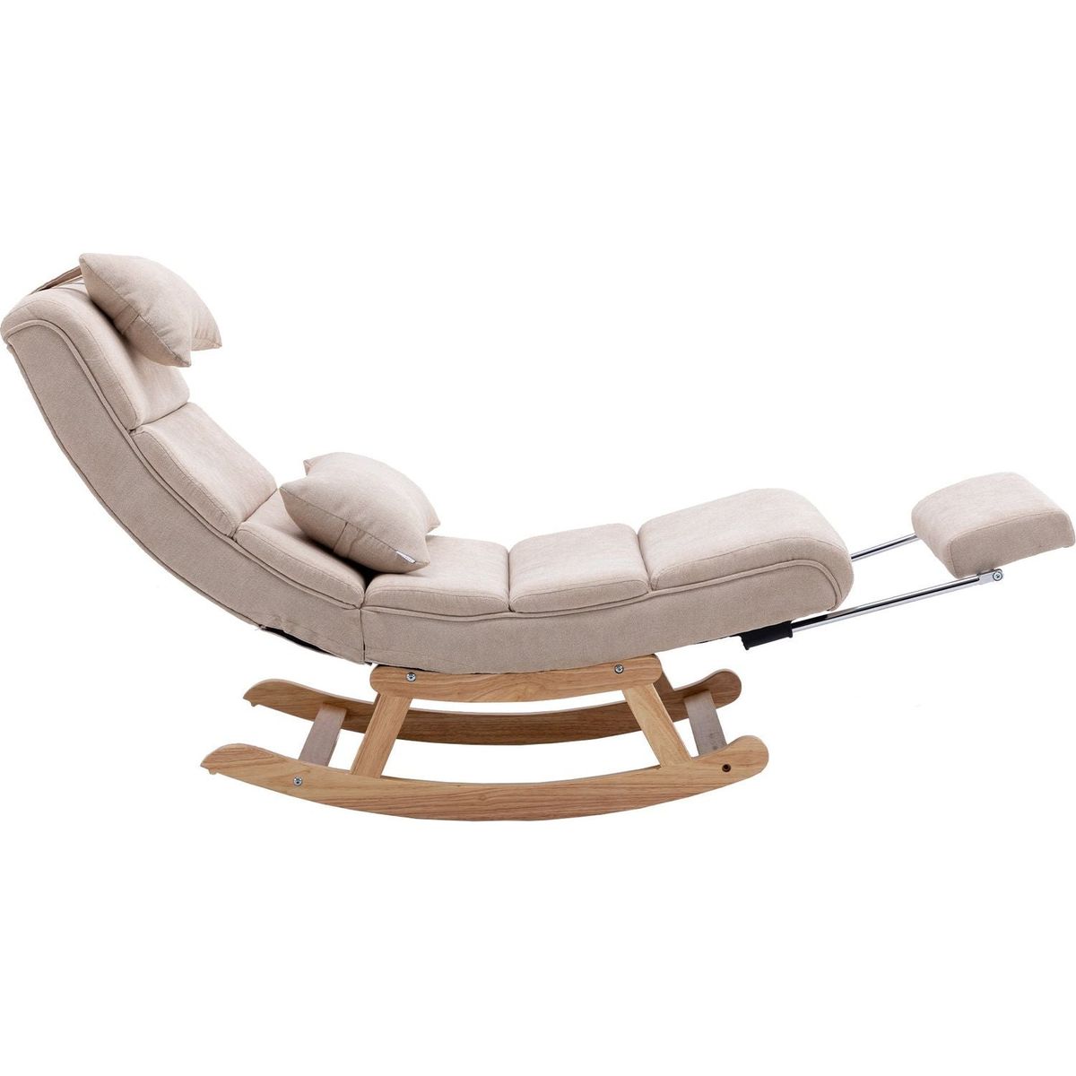 living room Comfortable rocking chair living room chair Beige