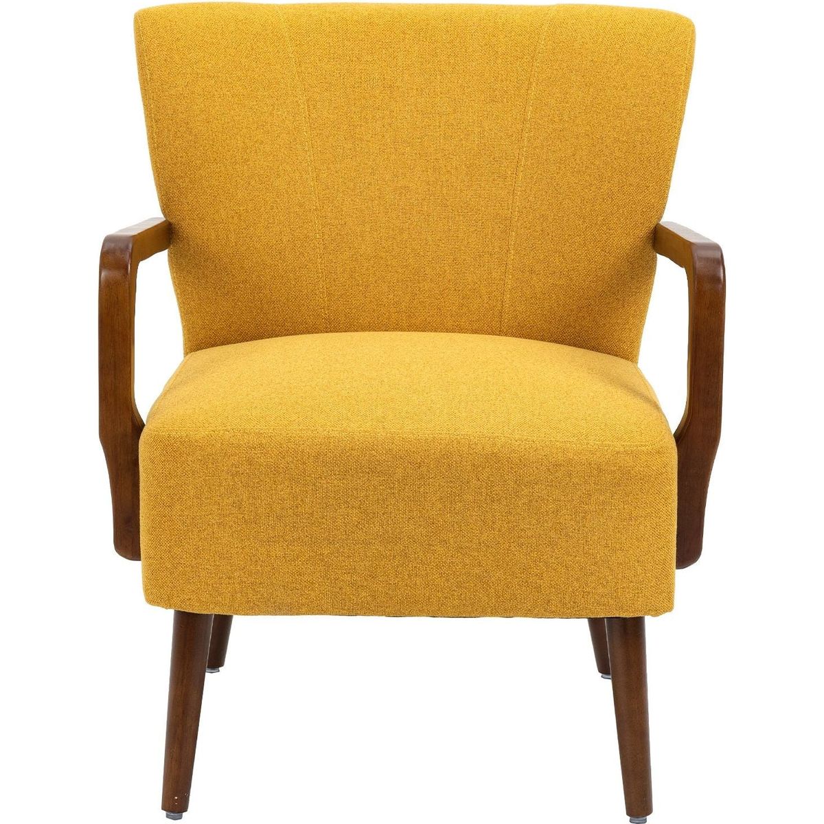 Wood Frame Armchair, Modern Accent Chair Lounge Chair for Living Room