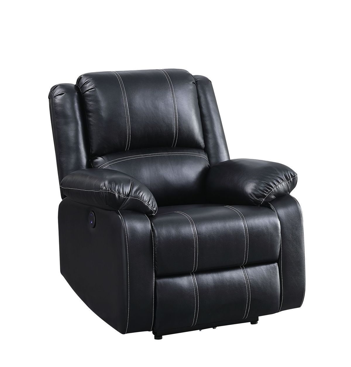 Zuriel Power Recliner, Black PU 52288