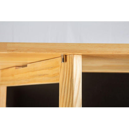 Kitchen Island & Kitchen Cart, Mobile Kitchen Island with Extensible Rubber Wood Table Top, adjustable Shelf Inside Cabinet, 3 Big Drawers, with Spice Rack, Towel Rack, Black-Beech .