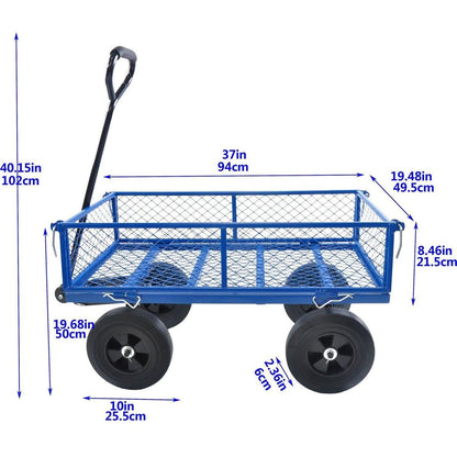 Tools cart Wagon Cart Garden cart trucks make it easier to transport firewood
