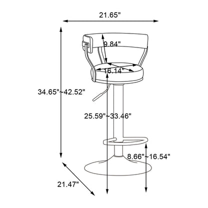 Bar Stools with Back and Footrest Counter Height Dining Chairs (1PCS/CTN)