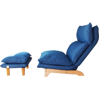 Lazy sofa balcony leisure chair bedroom sofa chair foldable reclining chair leisure single sofa functional chair