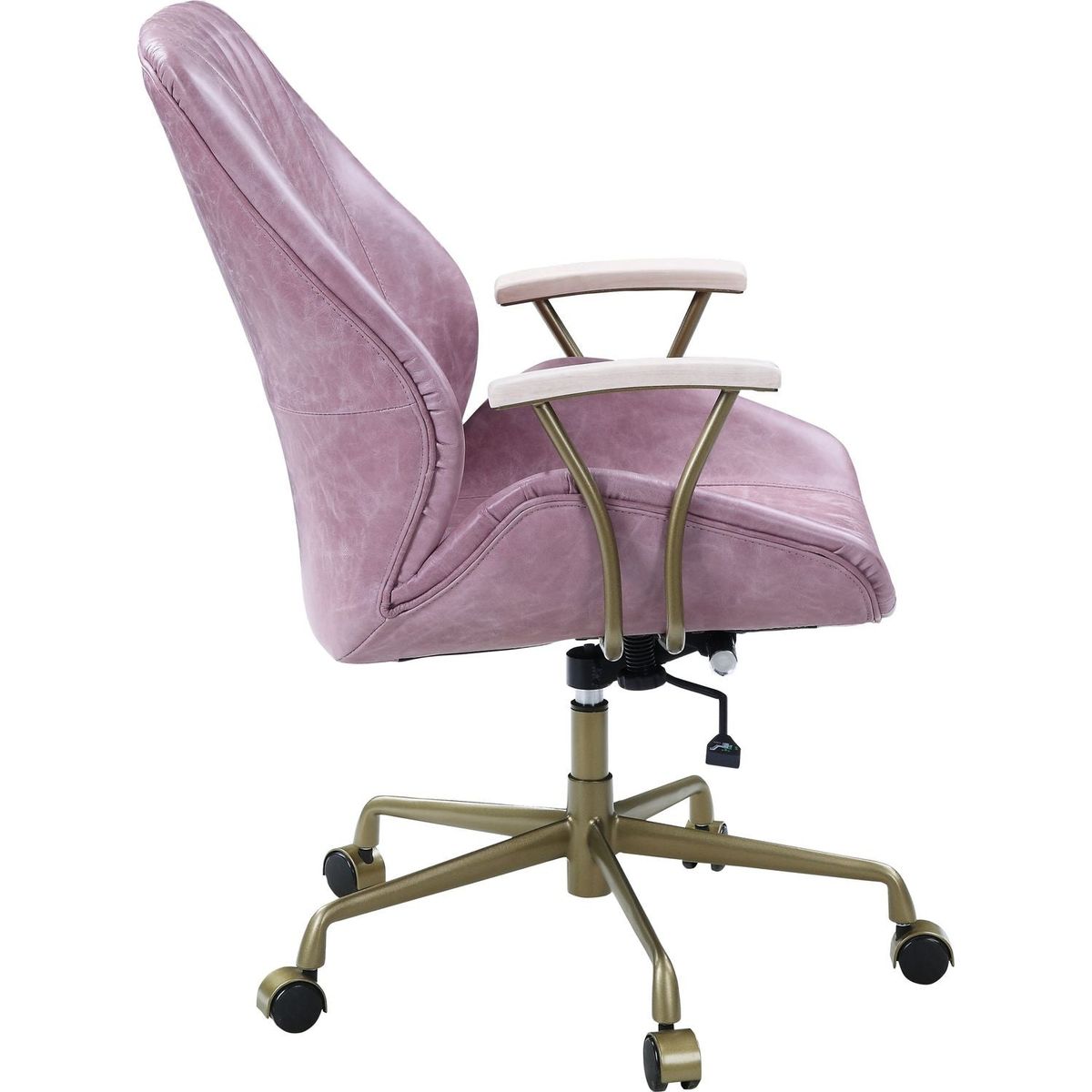 Hamilton Office Chair in Pink Top Grain Leather