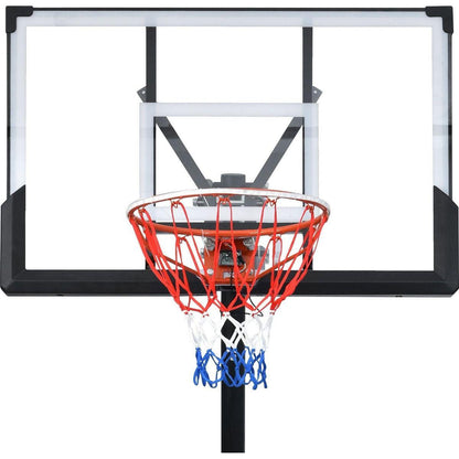 Portable Basketball Hoop Basketball System 8-10ft Height Adjustable for Youth Adults LED Basketball Hoop Lights, Colorful lights, Waterproof uper Bright to Play at Night Outdoors,Good Gift for Kids