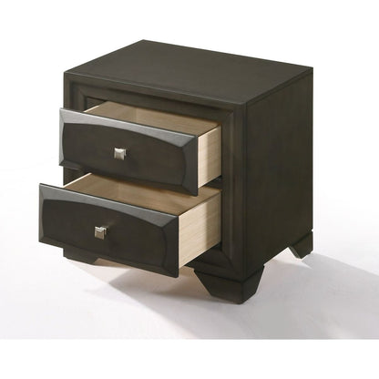 Soteris Nightstand in Antique Gray