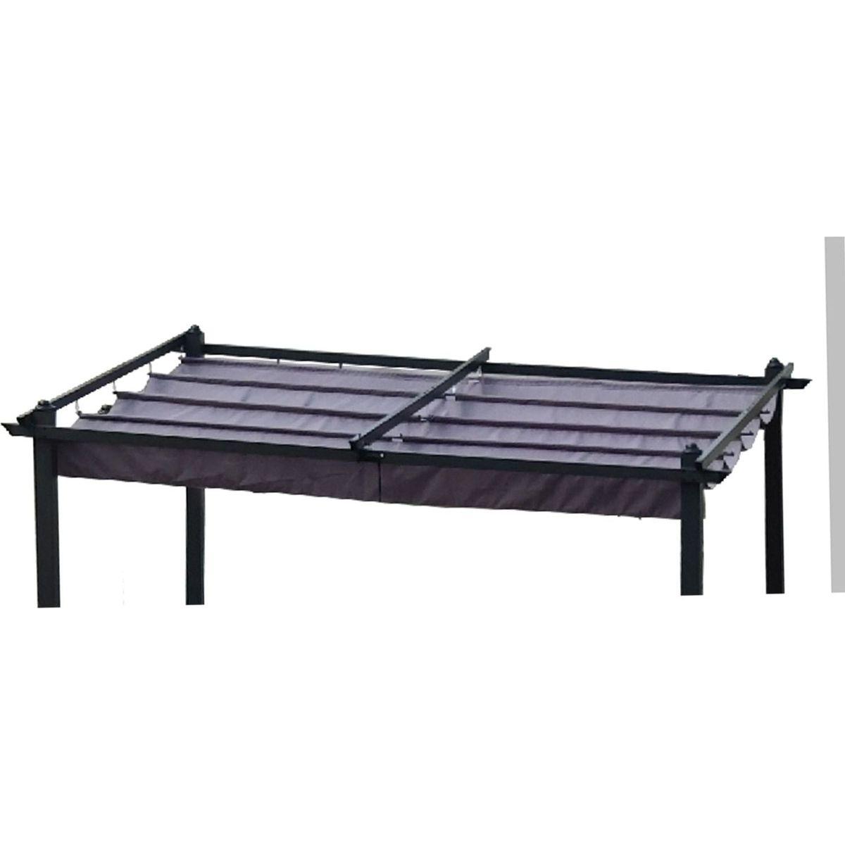 Replacement Canopy Top Fabric for 10x10 Ft Outdoor Patio Retractable Pergola Sunshelter Pergola Canopy