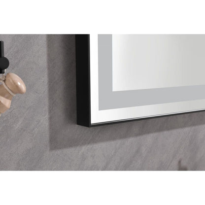 36x24 LED Lighted Bathroom Wall Mounted Mirror with High Lumen+Anti-Fog Separately Control