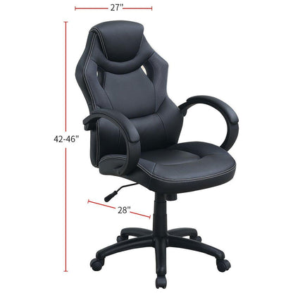 Adjustable Heigh Executive Office Chair, Black