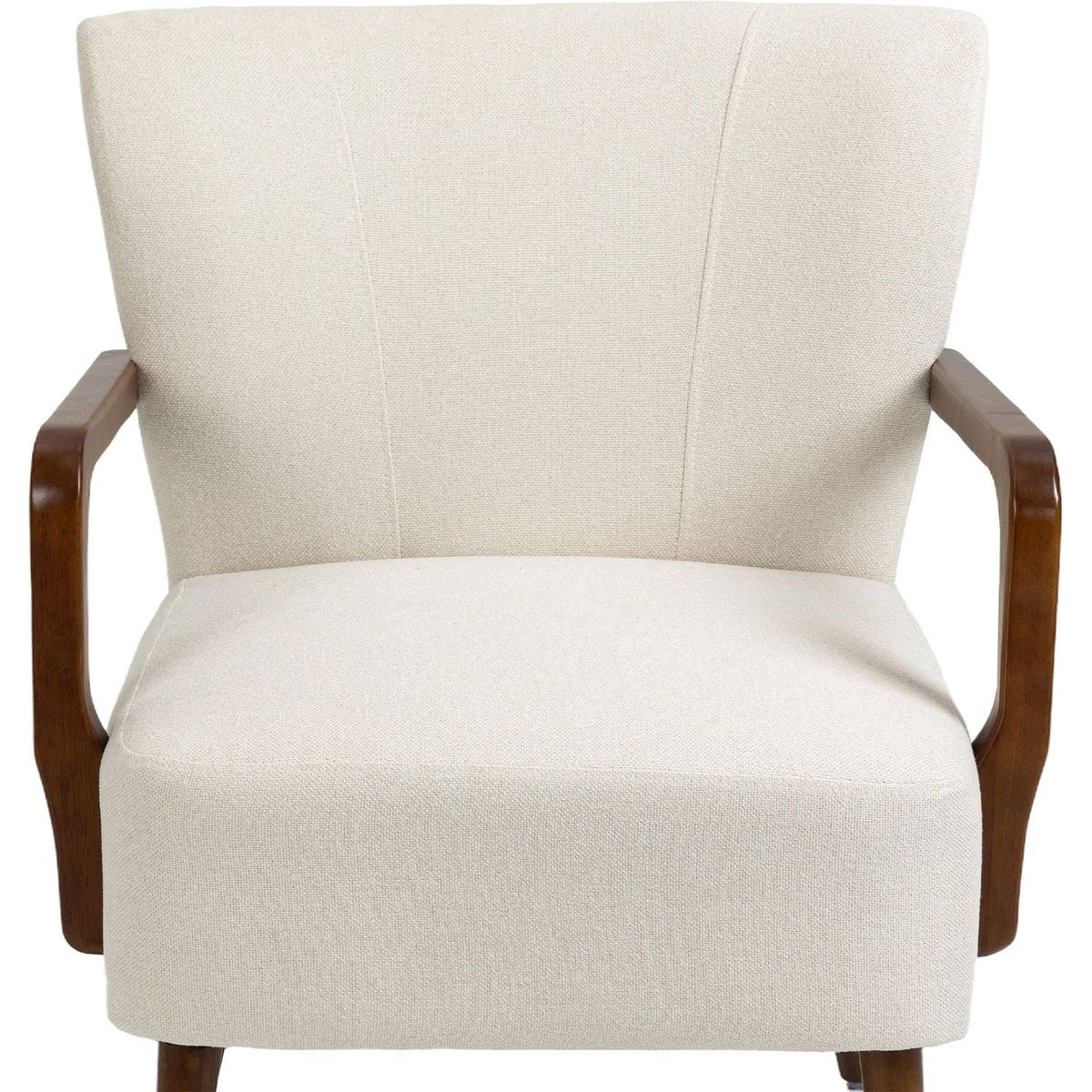 Wood Frame Armchair, Modern Accent Chair Lounge Chair for Living Room