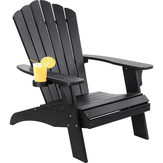 Polystyrene Adirondack Chair - Black