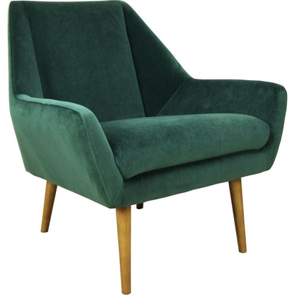 ROSE ACCENT CHAIR - VELVET GREEN