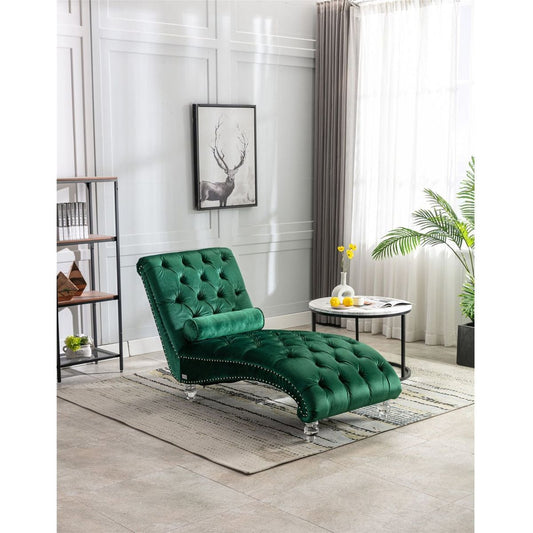 Leisure concubine sofa with acrylic feet