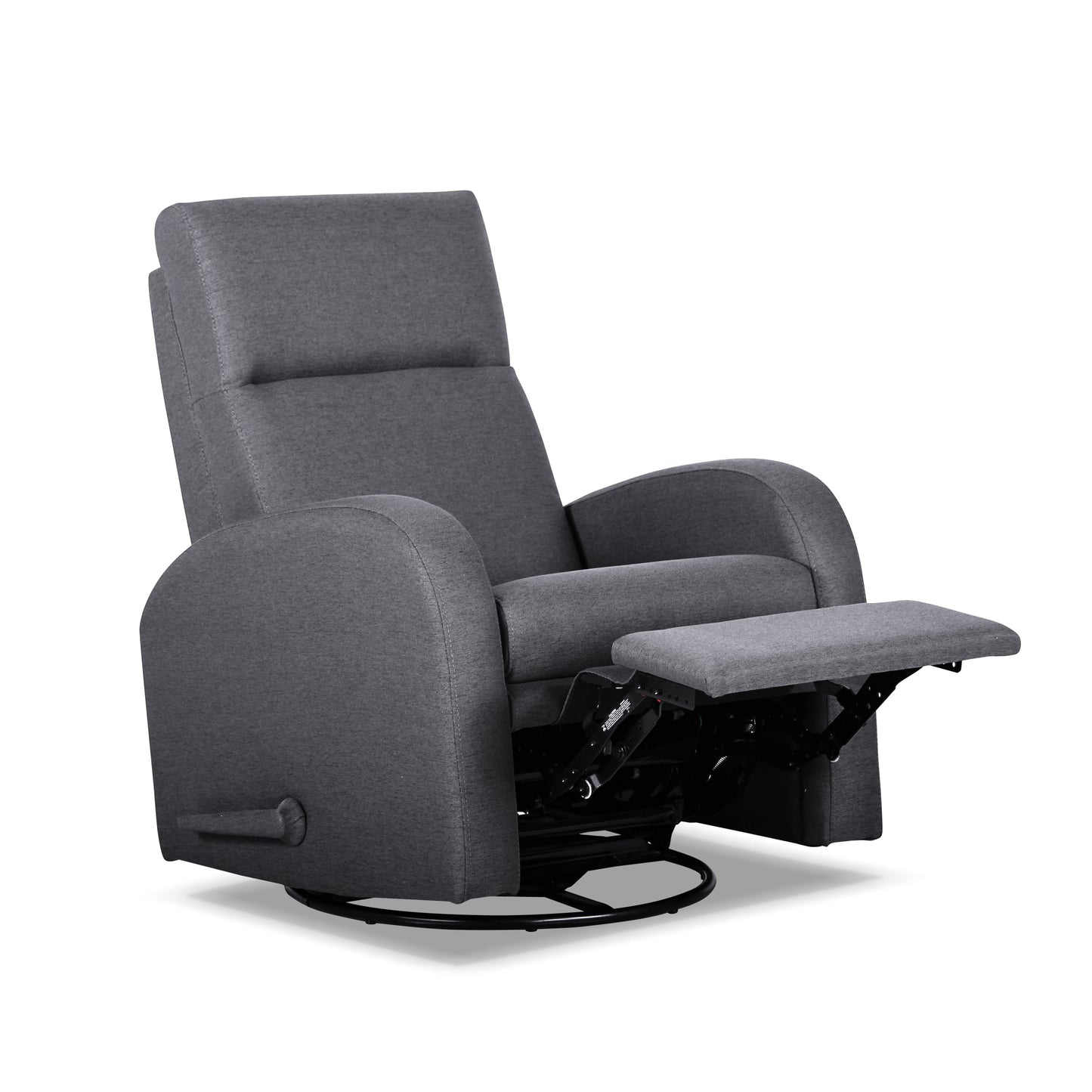 York Handle Manual Glider Swivel Recliner