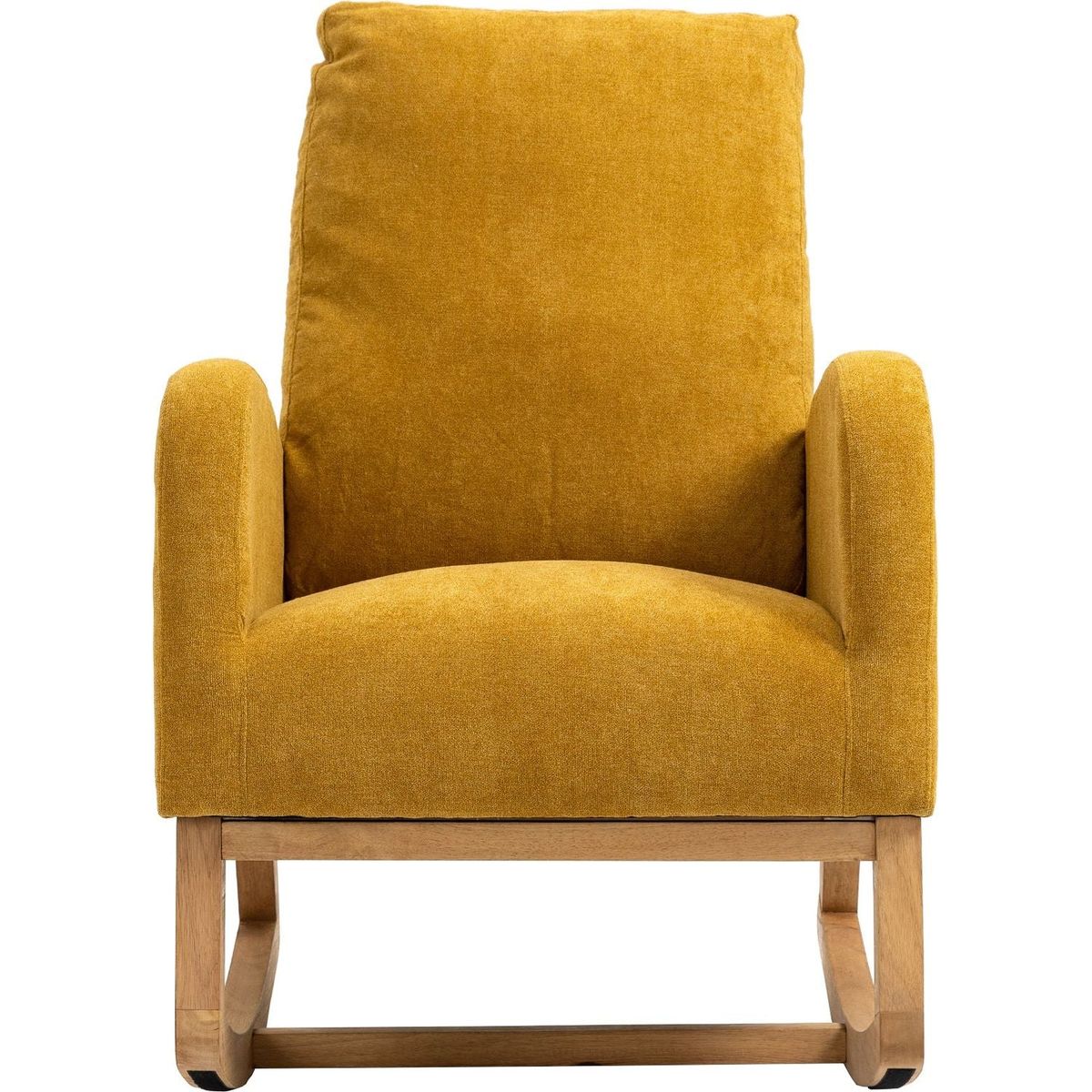 living room Comfortable rocking chair living room chair Yellow