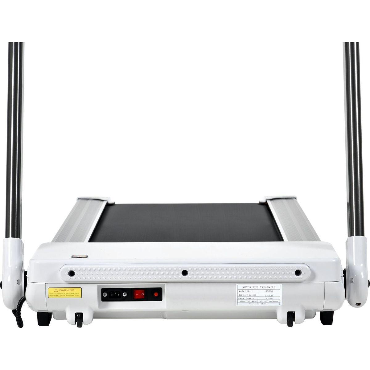 Portable Compact Treadmill;Electric Motorized 3.5HP;14KM/H;Medium Running Machine Motorised Gym 330lbs;Foldable for Home Gym Fitness Workout Jogging Walking;Bluetooth Speaker APP FITIME