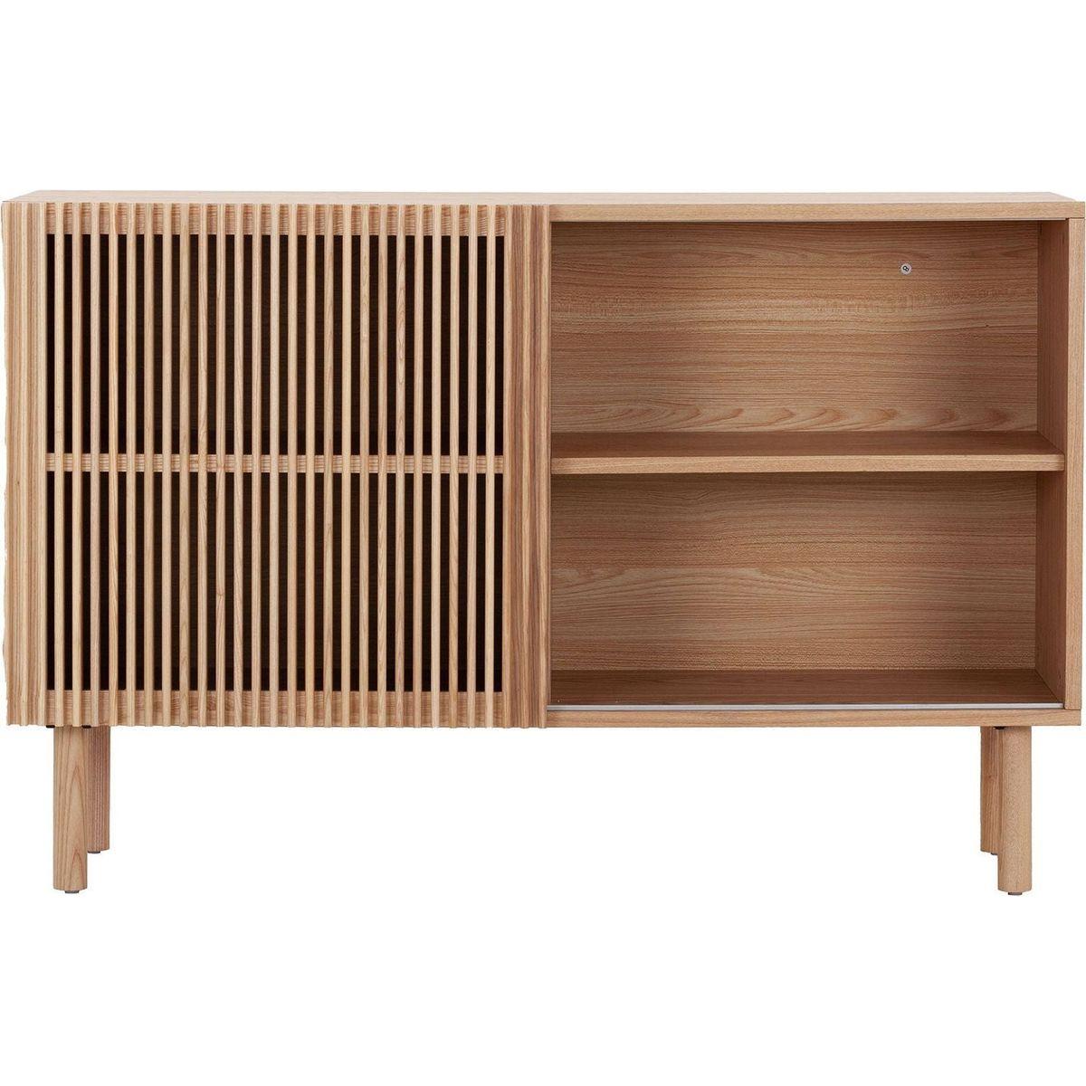 Modern Sideboard with 4 Cabinet, Storage Cabinet, TV Stand, Anti-Topple Design, and Large Countertop