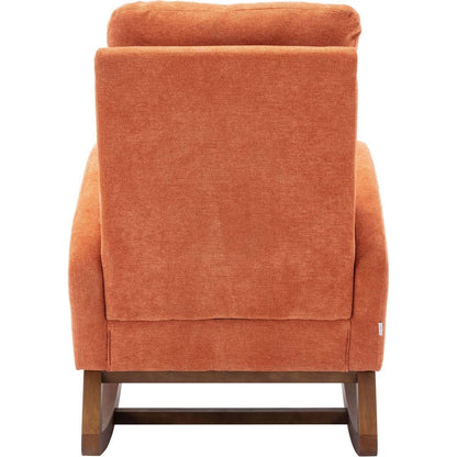 living room Comfortable rocking chair living room chair Orange