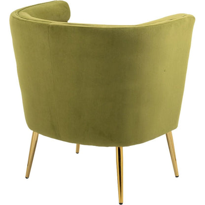 Accent Chair, leisure single chair with Golden feet