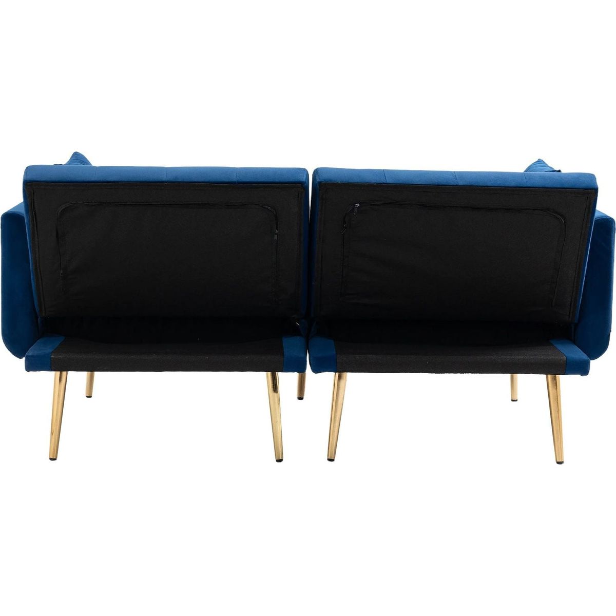 Velvet Sofa, Accent sofa .loveseat sofa with metal feet