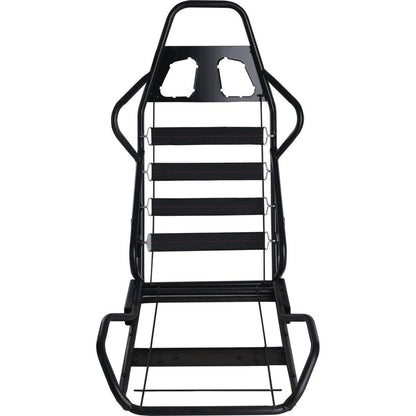 RACING SEAT HIGH QUALITY PVC WITH SUADE MATERIAL DOUBLE SLIDER 2PCS