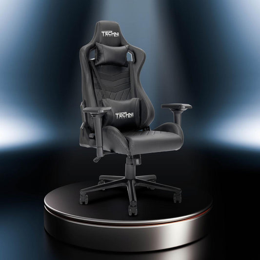 Ergonomic High Back Racer Style PC Gaming Chair, Black