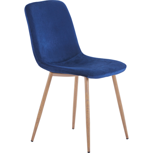 DINING CHAIR BLUE 1PC/1CTN