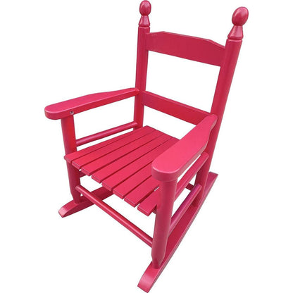 Children's rocking red chair- Indoor or Outdoor -Suitable for kids-Durable