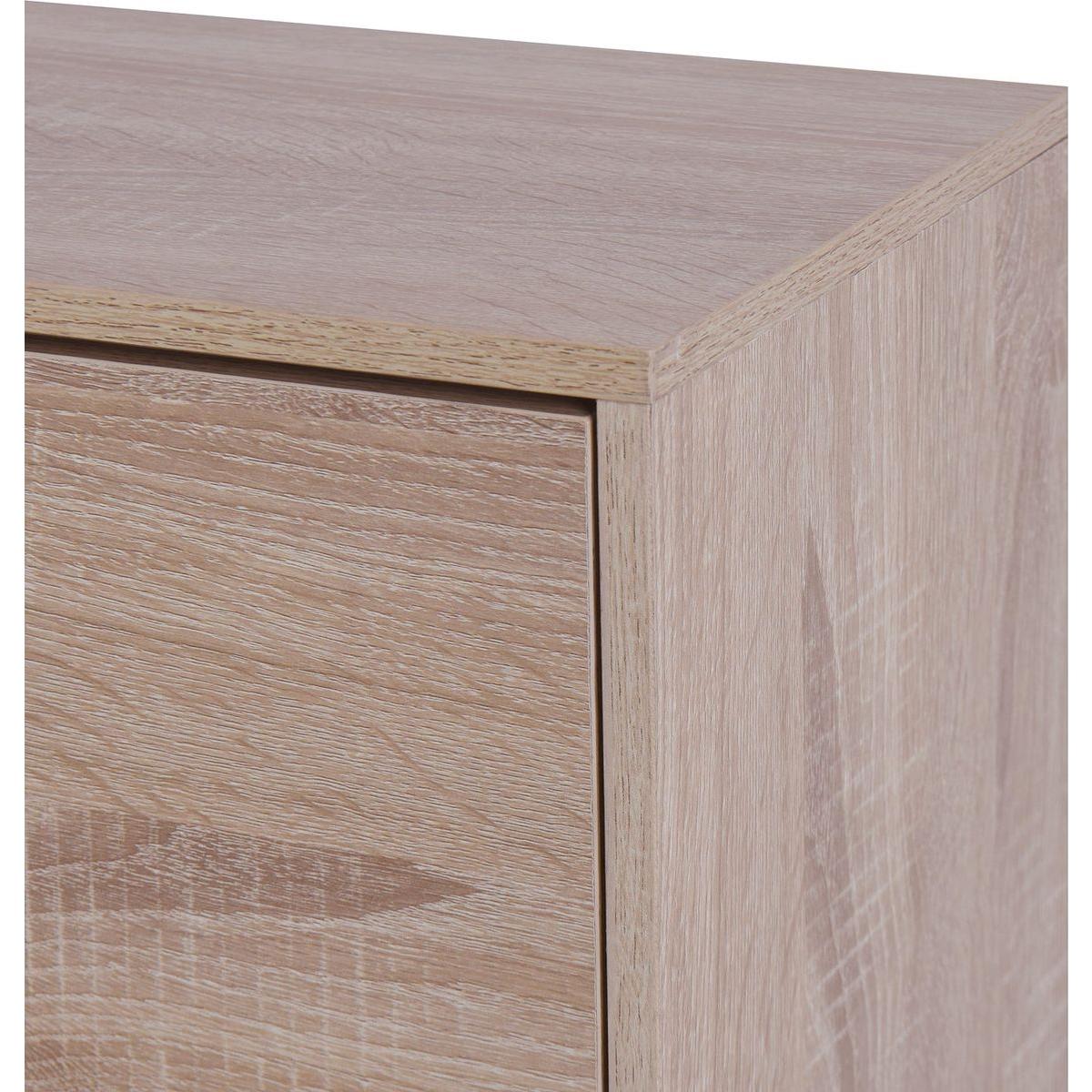 3-Drawer Shoe Storage Cabinet, 3-Tier Wood Shoe Rack Storage Organizer for Entryway