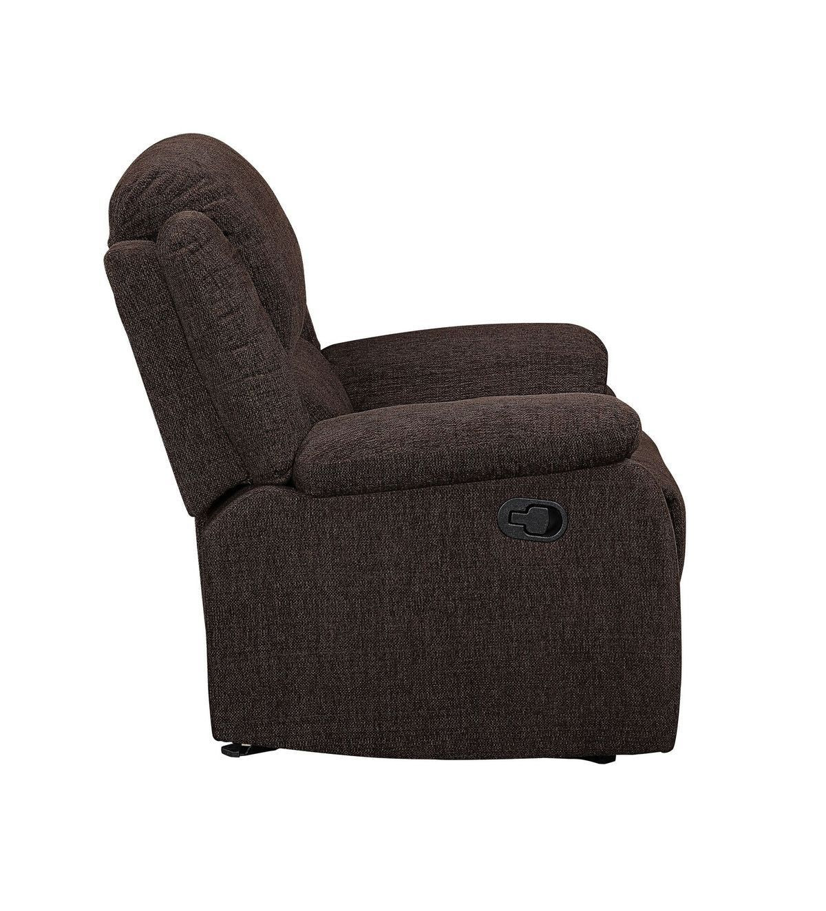 Madden Glider Recliner, Brown Chenille