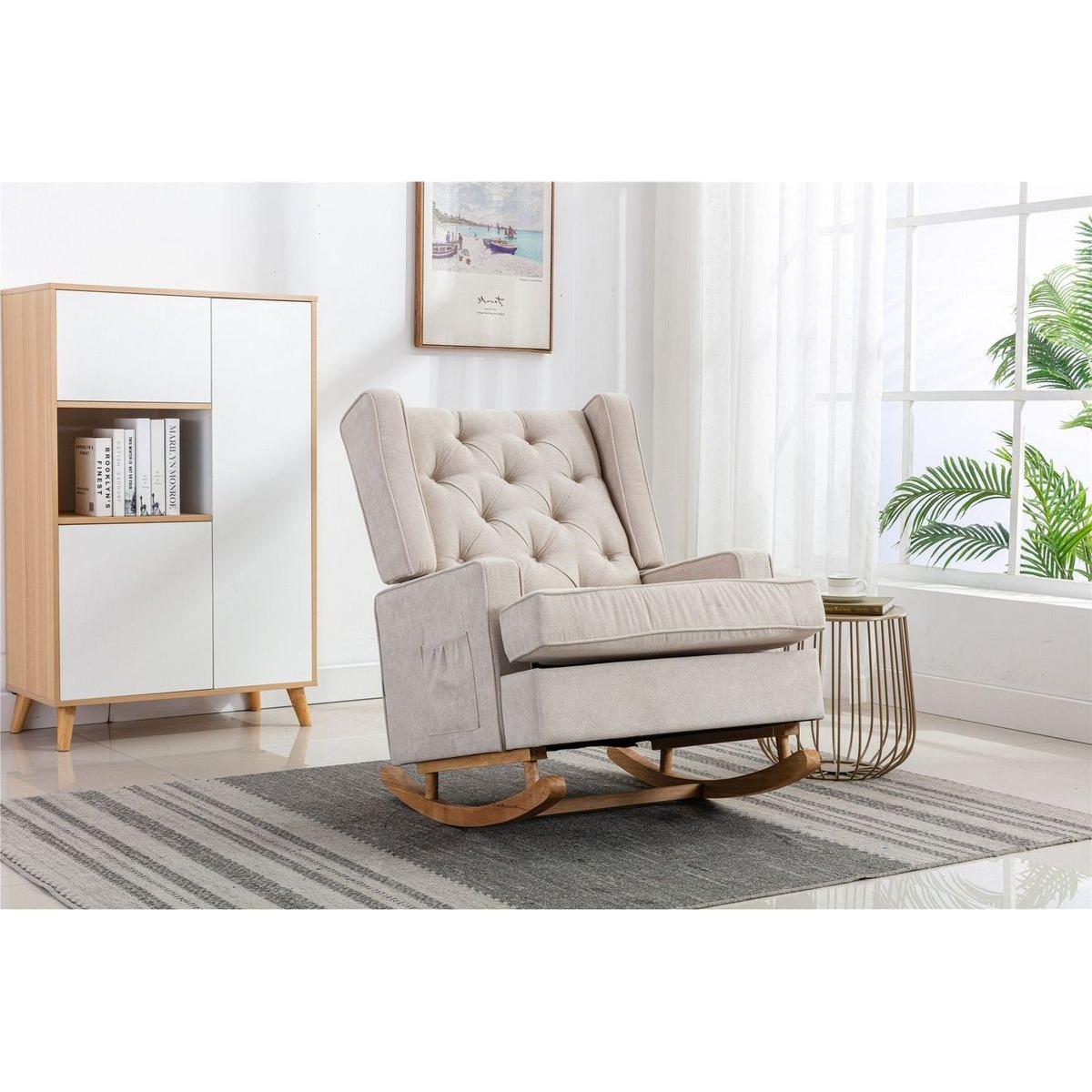 living room Comfortable rocking chair accent chair