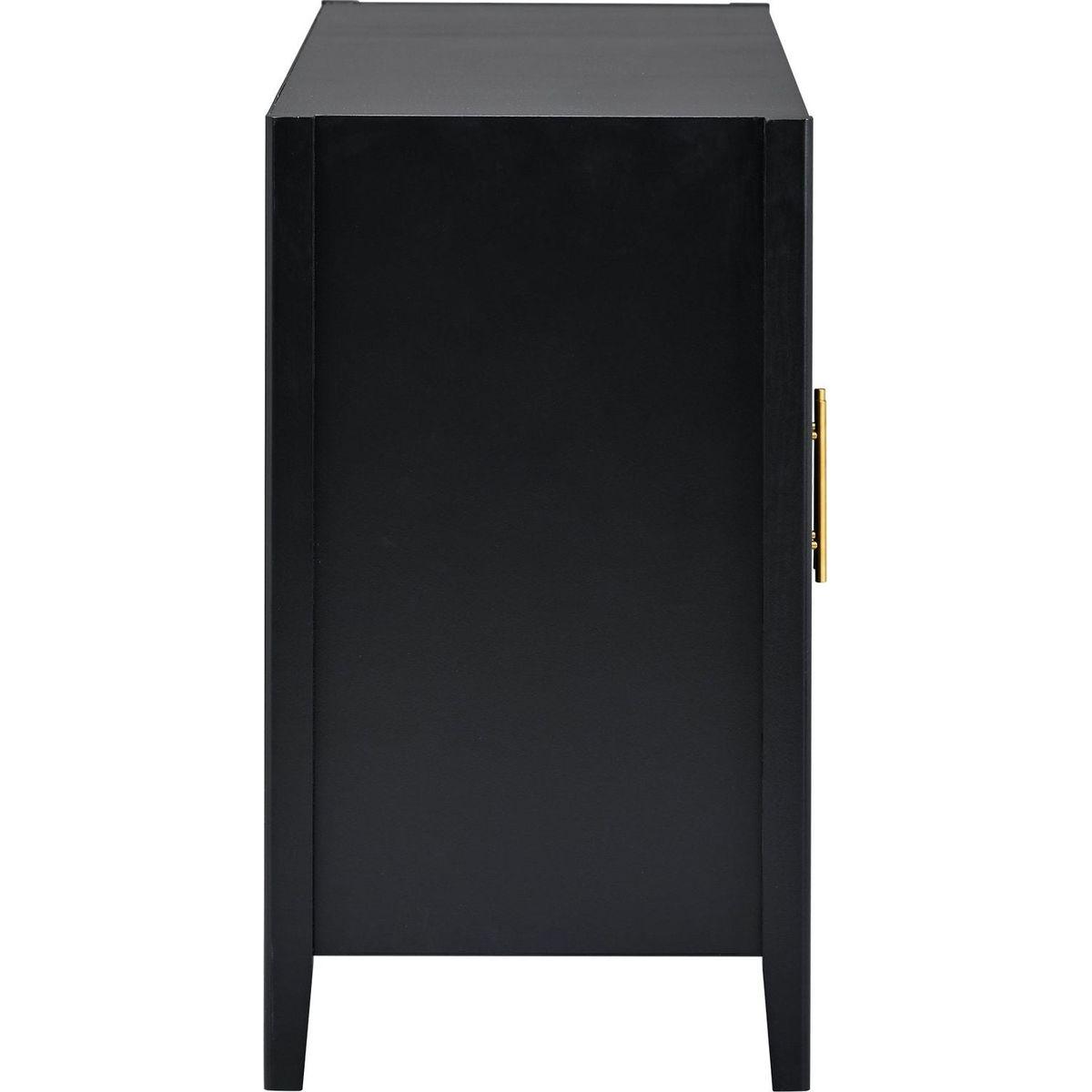 Accent Storage Cabinet Sideboard Wooden Cabinet with Metal Handles for Hallway, Entryway, Living Room, Bedroom