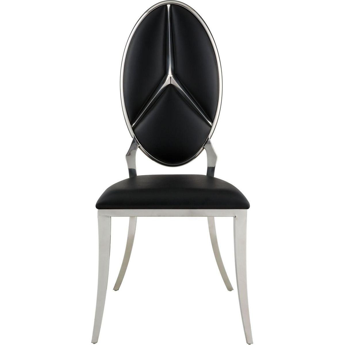 Cyrene Side Chair (Set-2) in Black