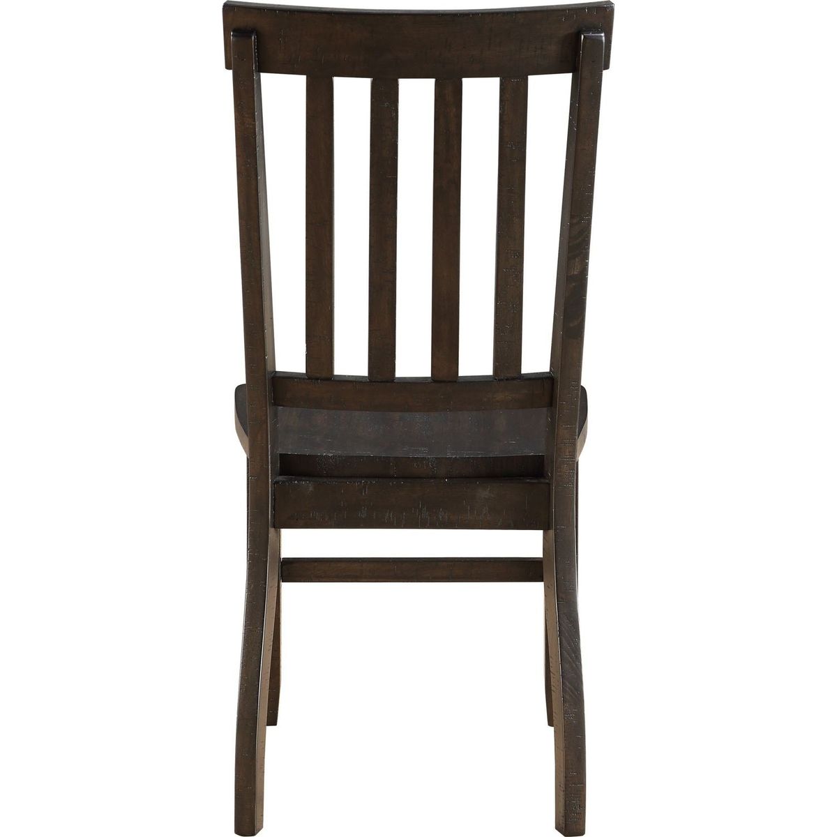 Maisha Side Chair (Set-2) in Rustic Walnut