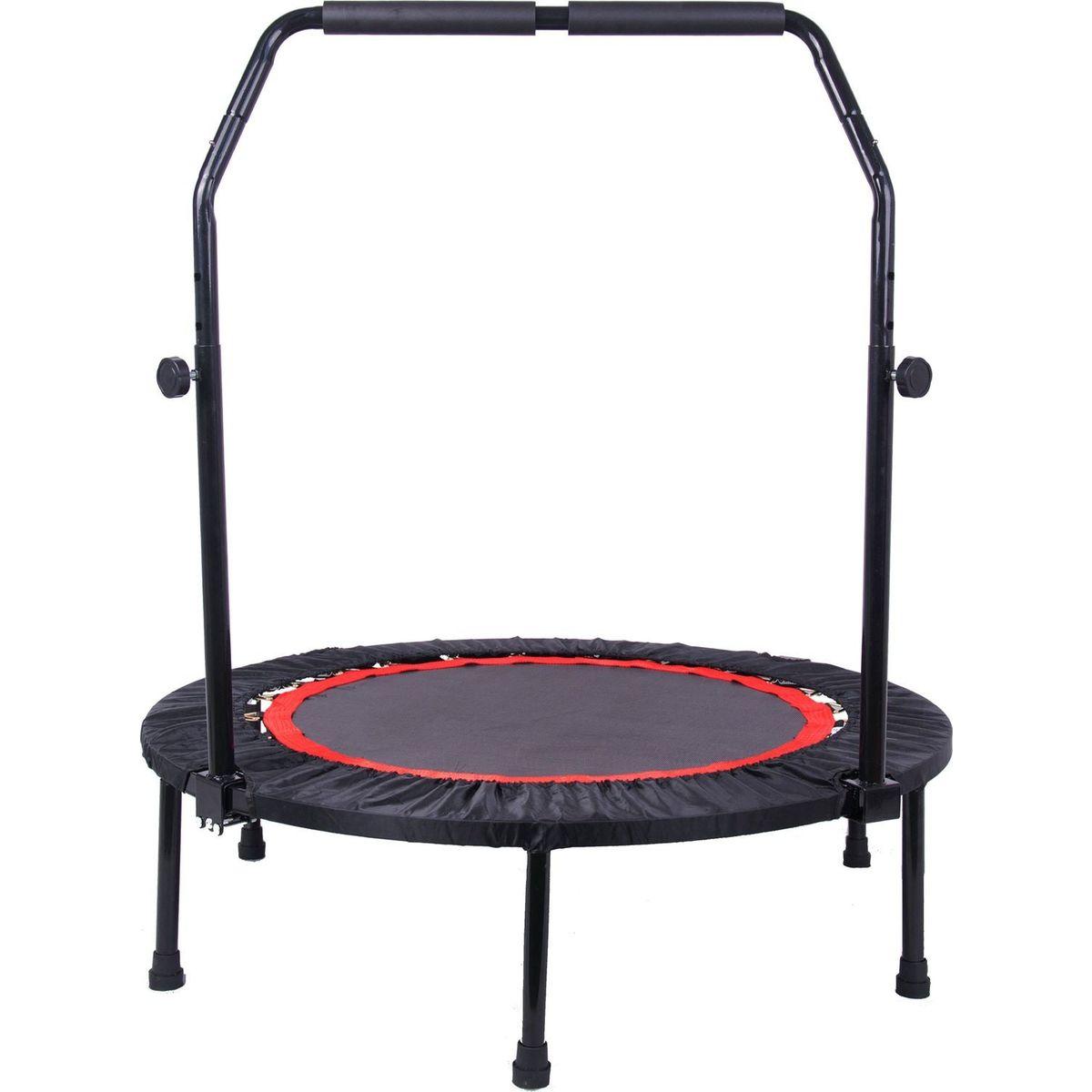 40 Inch Mini Exercise Trampoline for Adults or Kids - Indoor Fitness Rebounder Trampoline with Safety Pad Max. Load 300LBS