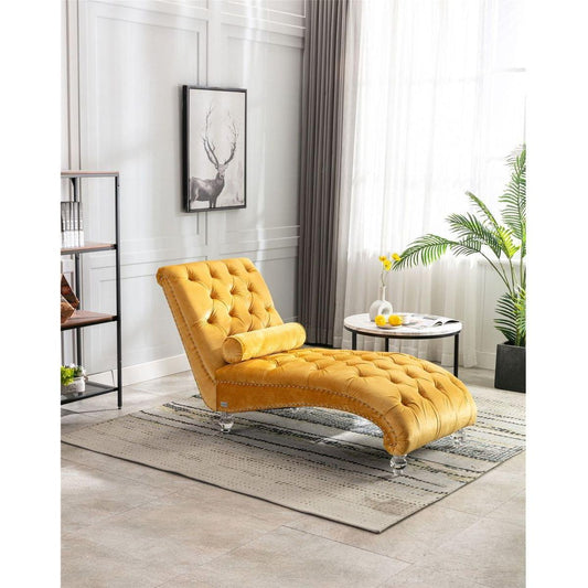 Leisure concubine sofa with acrylic feet