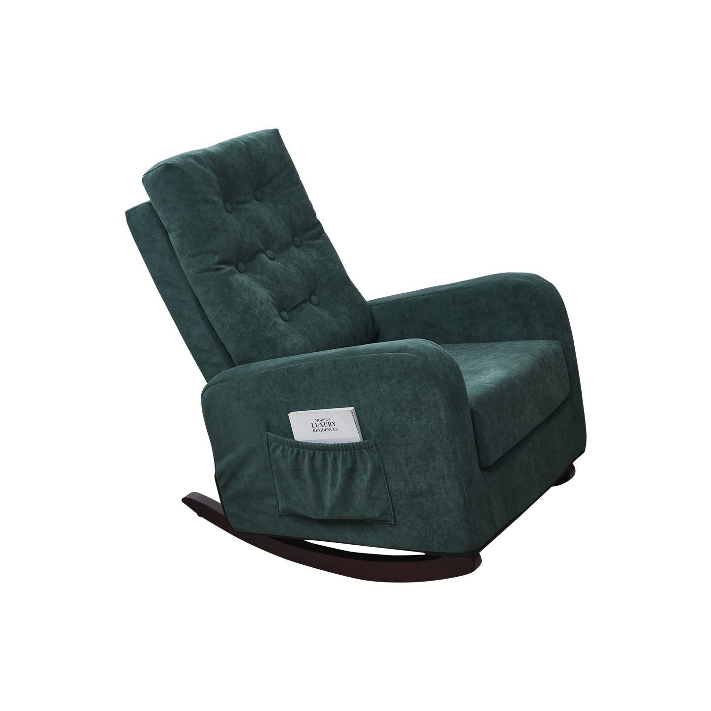 Accent chair TV Chair Living room Chair Lazy Recliner Comfortable Fabric Leisure Sofa, Modern High Back Armchair