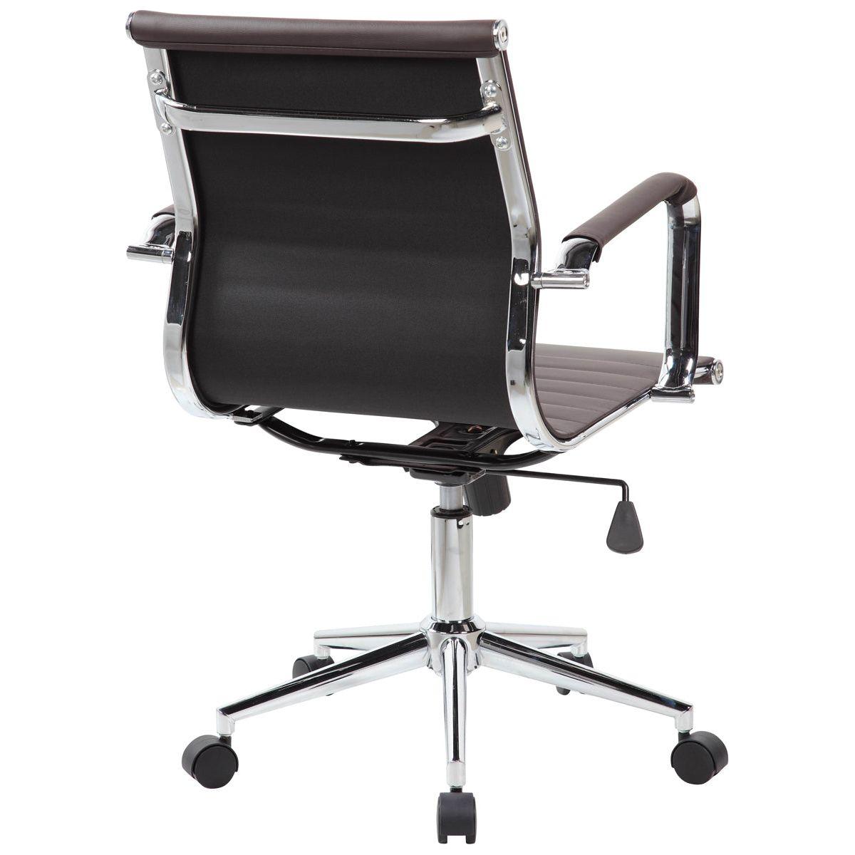 Modern Medium Back Executive Office Chair, Chocolate