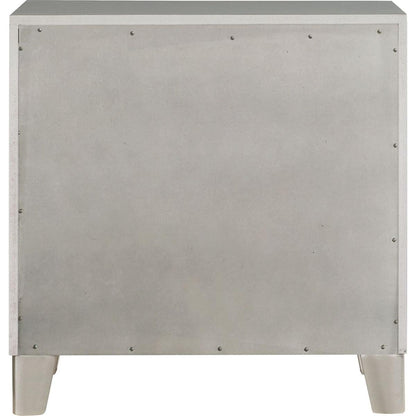 Sliverfluff Nightstand, Mirrored & Champagne Finish