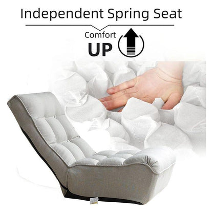 Lazy sofa balcony leisure chair bedroom sofa chair foldable reclining chair leisure single sofa functional chair