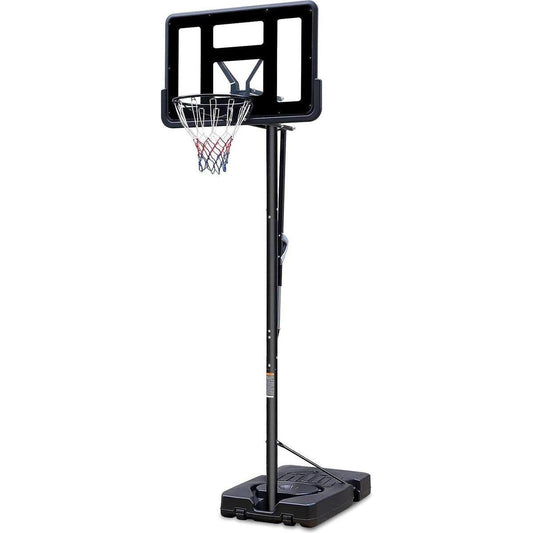 Teenagers Portable Basketball Hoop Height Adjustable basketball hoop stand 7.5ft - 10ft with 44 Inch Backboard and Wheels for Adults Teens